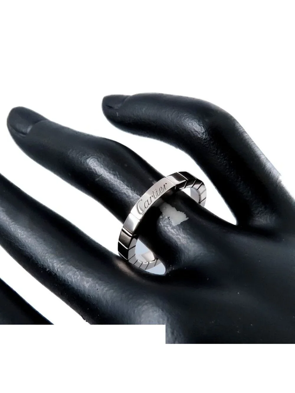 Cartier Lanieres Ring White Gold 18K 57